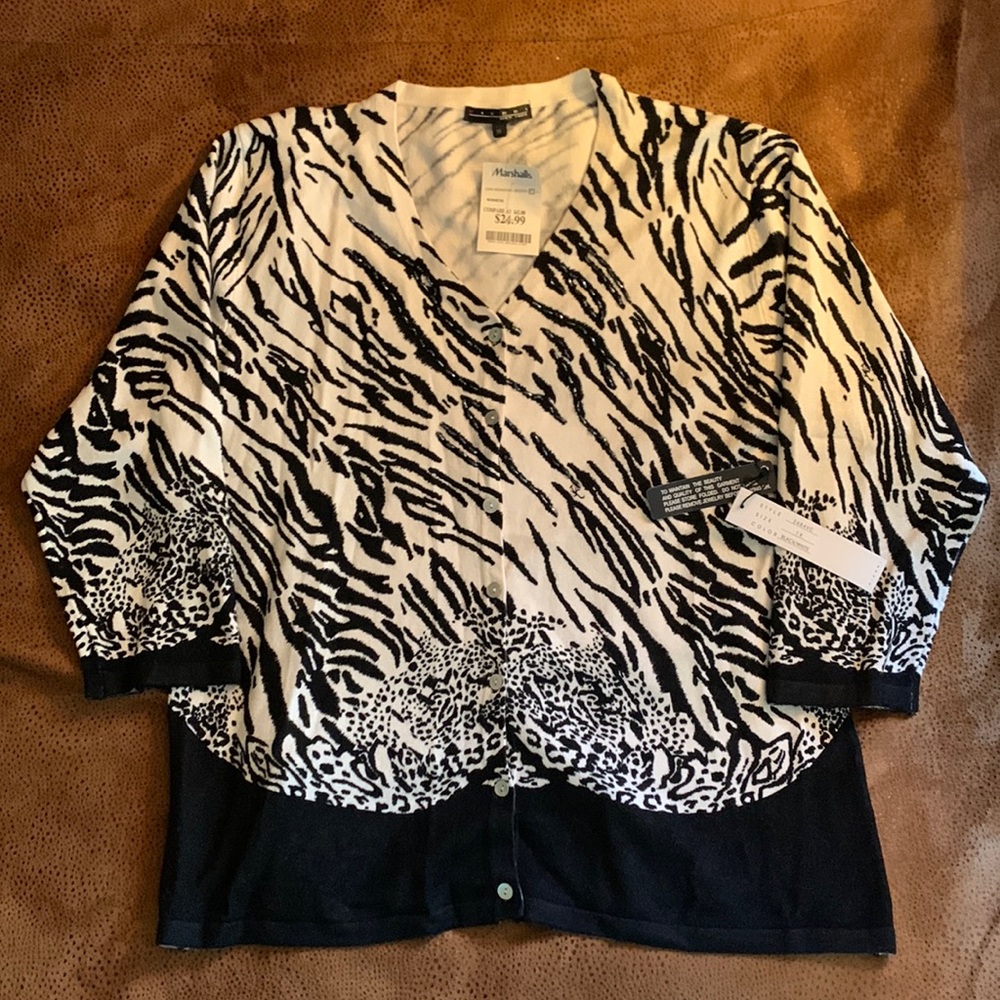 Pierri New York Women’s Cardigan size 1X NWT